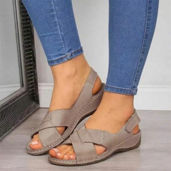 women's sandals summer 2021 new fashion casual fish mouth women shoes solid color beach plus size soft comfortable ladies sandal, Black
women's sandals summer 2021 new fashion casual fish mouth women shoes solid color beach plus size soft comfortable ladies sandal, Black
