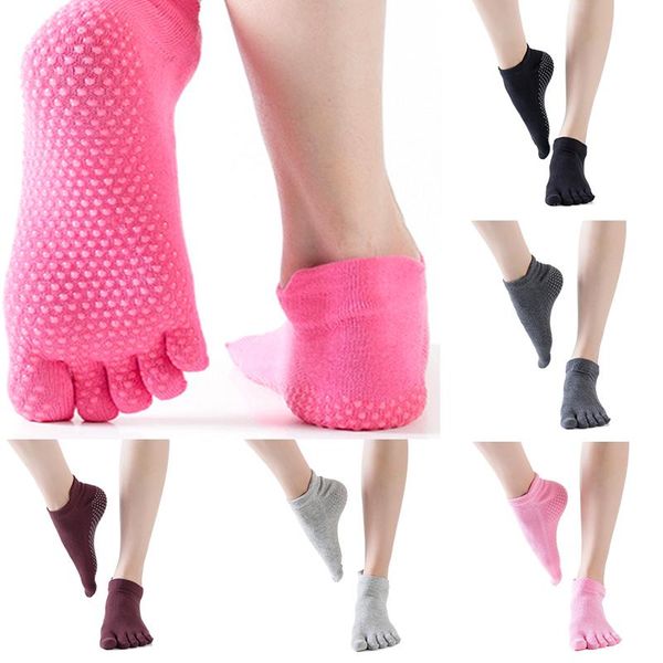 socks yoga anti-slip for pilates fitness gym exercise women non-slip five finger dance sport, Pink;yellow
socks yoga anti-slip for pilates fitness gym exercise women non-slip five finger dance sport, Pink;yellow
