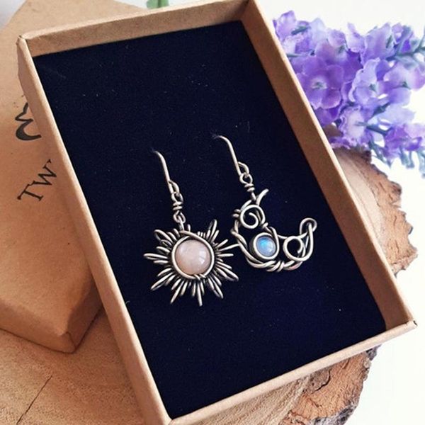 dangle & chandelier gothic celestial crescent moon sun crystal drop earrings for women mysterious jewelry witchy wicca pagan gift, Silver
dangle & chandelier gothic celestial crescent moon sun crystal drop earrings for women mysterious jewelry witchy wicca pagan gift, Silver