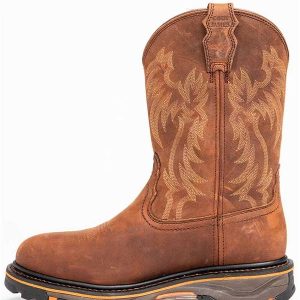 men's handmade pu embroidered round toe casual boots low heel comfortable western fashion trend work boots zz231 211007, Black;brown
men's handmade pu embroidered round toe casual boots low heel comfortable western fashion trend work boots zz231 211007, Black;brown
