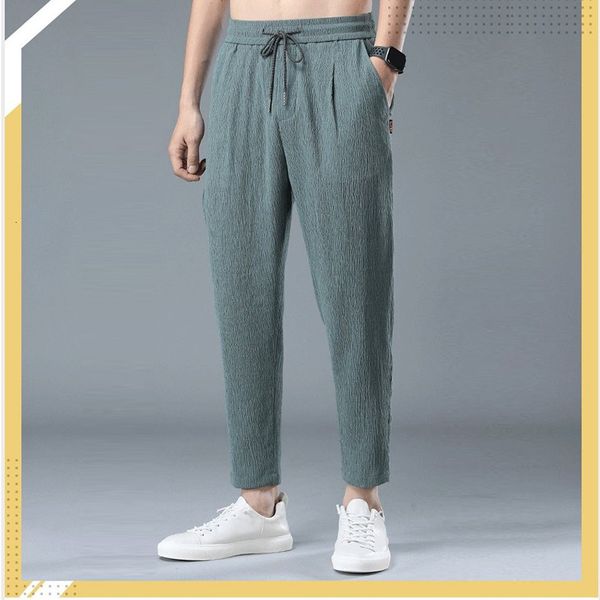 men casual 2021 new summer ice side thin loose right tube cato and linen quick-drying men's broek, Black
men casual 2021 new summer ice side thin loose right tube cato and linen quick-drying men's broek, Black