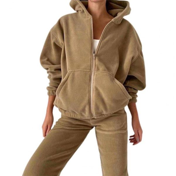 women's two piece pants 1 set hoodie solid color hooded autumn winter loose sweatshirt high waist sweatpants for daily wear, White
women's two piece pants 1 set hoodie solid color hooded autumn winter loose sweatshirt high waist sweatpants for daily wear, White