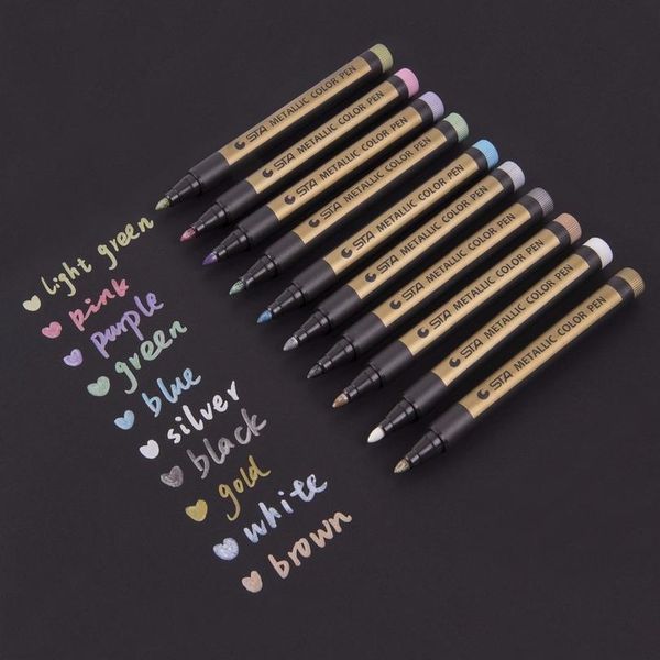 1pcs metallic permanent paint markers birthday gift card making metallic color pen for diy p album kid school jllbud
1pcs metallic permanent paint markers birthday gift card making metallic color pen for diy p album kid school jllbud