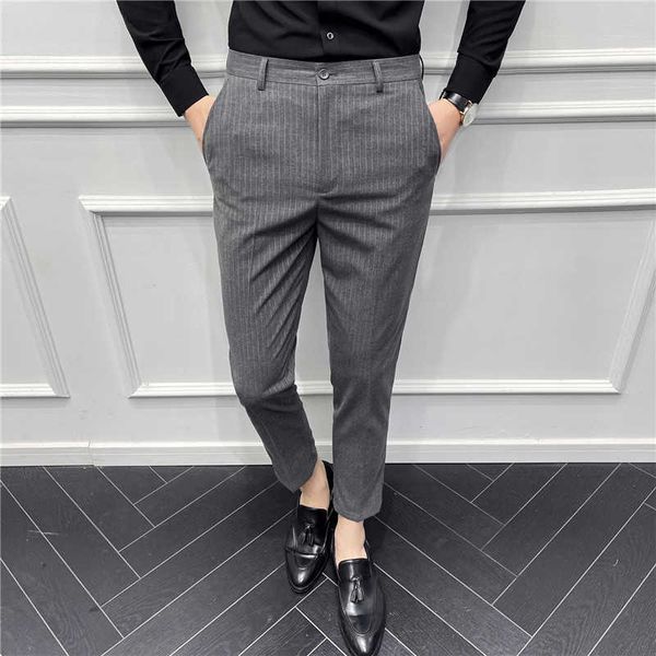 striped casual pants men formal business dress suit pants summer ankle length office social pants streetwear trousers 210527, White;black
striped casual pants men formal business dress suit pants summer ankle length office social pants streetwear trousers 210527, White;black