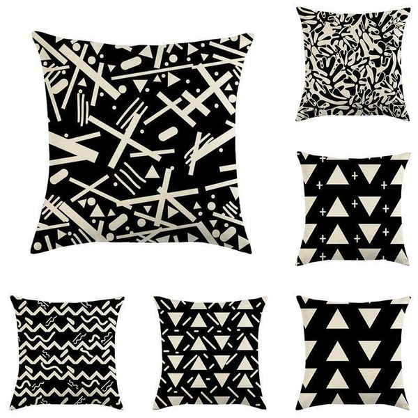 cushion/decorative pillow dark black style pillowcase geometric pattern series cushion cover living room sofa bedroom bay window decoration
cushion/decorative pillow dark black style pillowcase geometric pattern series cushion cover living room sofa bedroom bay window decoration