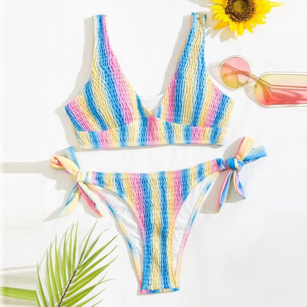 women's swimwear tie dye candy color bikinis 2021 woman fashion striped print lace-up split bikini swimsuit female bañadores mujer, White;black
women's swimwear tie dye candy color bikinis 2021 woman fashion striped print lace-up split bikini swimsuit female bañadores mujer, White;black