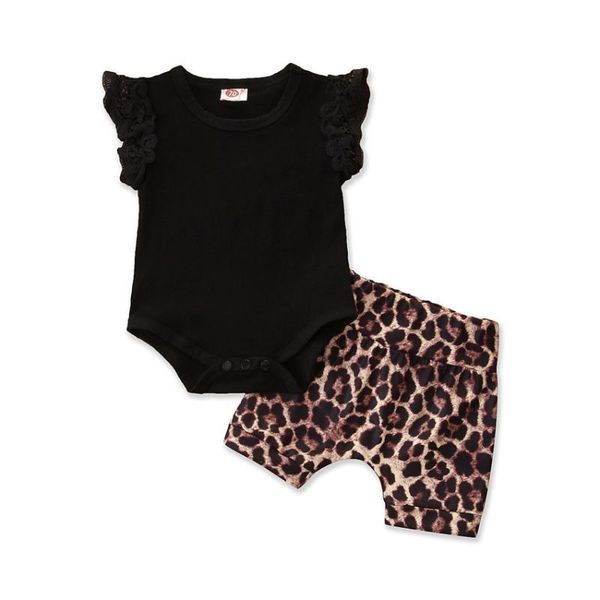 clothing sets summer infant baby girls set black romper + leopard print shorts suits for kids fashion, White
clothing sets summer infant baby girls set black romper + leopard print shorts suits for kids fashion, White