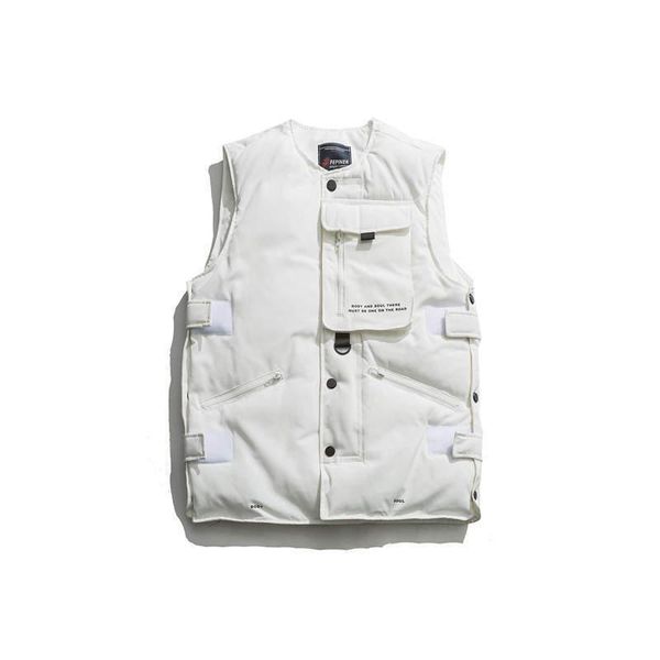 men's vests 19 winter japanese style personalized all-around padded vest trend simple casual cotton men, Black;white
men's vests 19 winter japanese style personalized all-around padded vest trend simple casual cotton men, Black;white