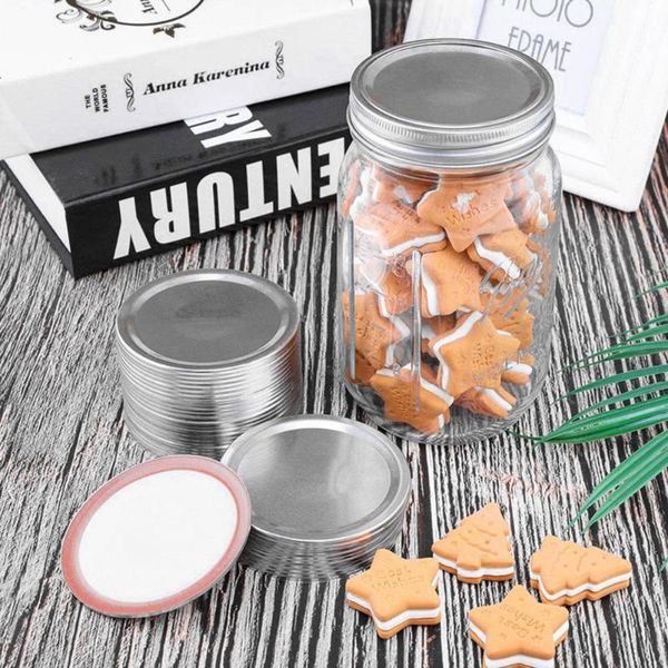 storage bottles & jars 24pcs regular/wide mouth round metal ring split-type canning lids for mason jar candy cookie spices glass
storage bottles & jars 24pcs regular/wide mouth round metal ring split-type canning lids for mason jar candy cookie spices glass