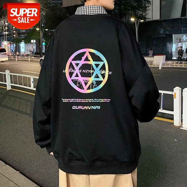 hip hop men women sweatshirts reflective print hoodies usa size streetwear man casual o neck pullovers #lz1r, Black
hip hop men women sweatshirts reflective print hoodies usa size streetwear man casual o neck pullovers #lz1r, Black