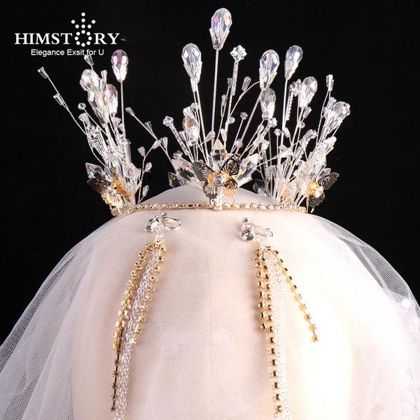 hair clips & barrettes himstory fashion gold tiara crown butterfly crystal round diadem handmade women accessories wedding jewelries, Golden;silver
hair clips & barrettes himstory fashion gold tiara crown butterfly crystal round diadem handmade women accessories wedding jewelries, Golden;silver