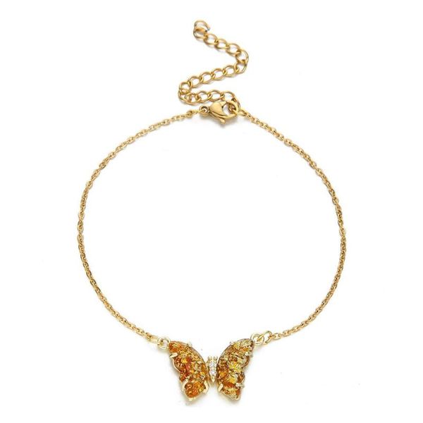 charm bracelets stainless steel shiny colorful zircon butterfly bracelet for woman girls cute jewelry girlfriend gift, Golden;silver
charm bracelets stainless steel shiny colorful zircon butterfly bracelet for woman girls cute jewelry girlfriend gift, Golden;silver