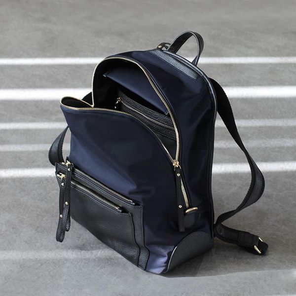 backpack women large capacity casual waterproof nylon with genuine leather travelling bags for ladies
backpack women large capacity casual waterproof nylon with genuine leather travelling bags for ladies
