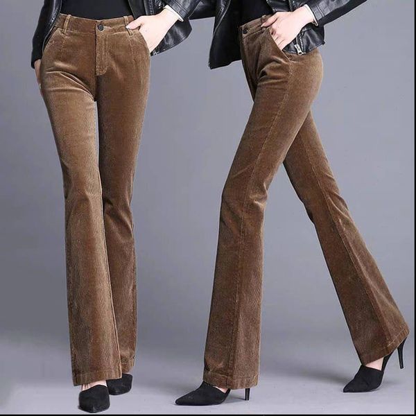 fashion corduroy high waist skinny flare pants classical vintage flared trousers office lady butt lifting bell bottoms pants, Black;white
fashion corduroy high waist skinny flare pants classical vintage flared trousers office lady butt lifting bell bottoms pants, Black;white