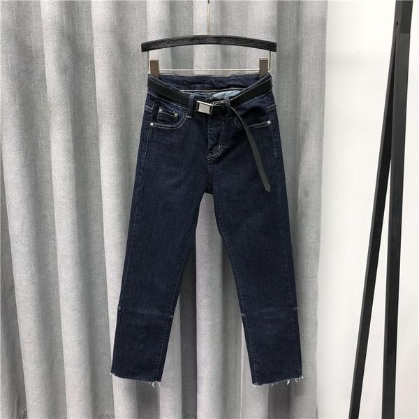 women's jeans straight-leg for small women 2021 spring high-waisted slim fashion trousers straps cigarette pants trend, Blue
women's jeans straight-leg for small women 2021 spring high-waisted slim fashion trousers straps cigarette pants trend, Blue