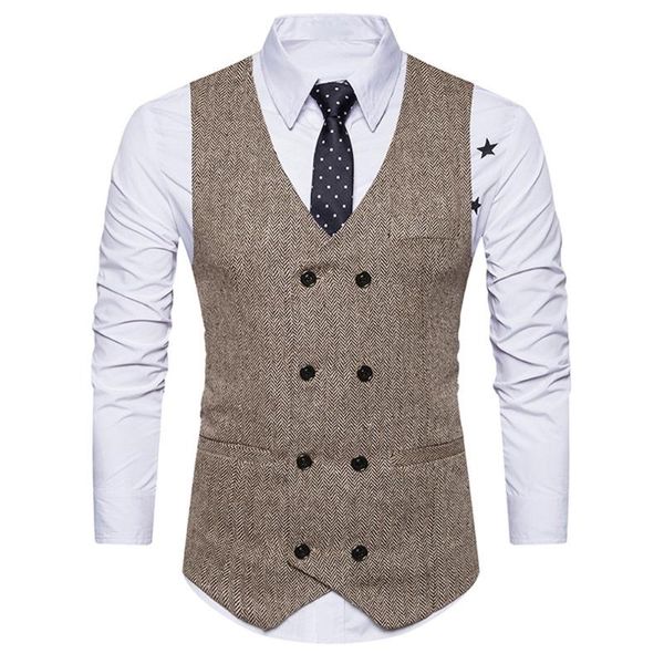 men's vests men brand suit waistcoat dress wedding vest formal business jacket mens slim fit homme s30, Black;white
men's vests men brand suit waistcoat dress wedding vest formal business jacket mens slim fit homme s30, Black;white