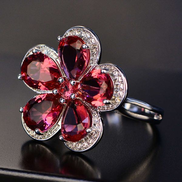 hbp fashion a luxurious red girl with plum shaped zircon ring and elegant temperament, Silver
hbp fashion a luxurious red girl with plum shaped zircon ring and elegant temperament, Silver