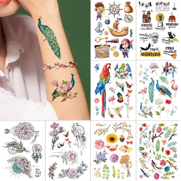 temporary tattoos 1 piece cartoon pirate king waterproof tattoo stickers peacock flamingo small flower plant body art fake
temporary tattoos 1 piece cartoon pirate king waterproof tattoo stickers peacock flamingo small flower plant body art fake