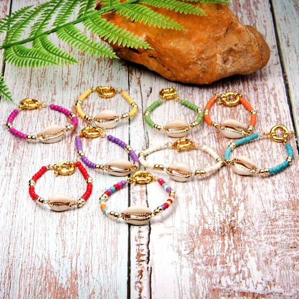 charm bracelets moon girl natural shell cowrie bracelet fashion unique design trendy boho friendship pulseras femme jewelry drop, Golden;silver
charm bracelets moon girl natural shell cowrie bracelet fashion unique design trendy boho friendship pulseras femme jewelry drop, Golden;silver