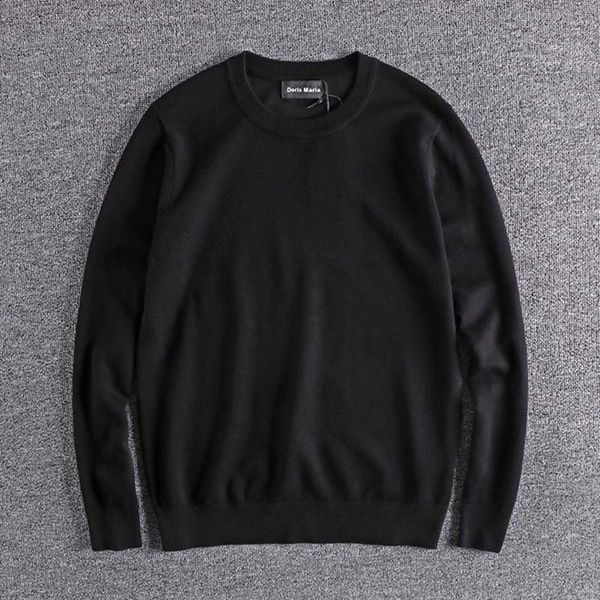 male's 2021 winter new thin knitwear foreign trade original single men's round neck sweater wear w95k, Black
male's 2021 winter new thin knitwear foreign trade original single men's round neck sweater wear w95k, Black