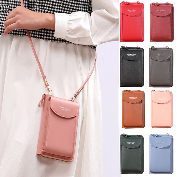 2021 new style long wallet one-shoulder hand holding lady wallet zipper mobile phone pocket card holder, Red;black
2021 new style long wallet one-shoulder hand holding lady wallet zipper mobile phone pocket card holder, Red;black