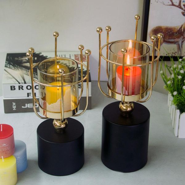 european style candle holders creative party festival wedding decoration art ornament home living dinner candlestick candelabros