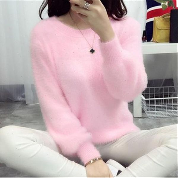 mohair fur knitted sweater pullovers women clothes 2021 new winter fashion plush soft warm jumper female sweater casual 43, White;black
mohair fur knitted sweater pullovers women clothes 2021 new winter fashion plush soft warm jumper female sweater casual 43, White;black