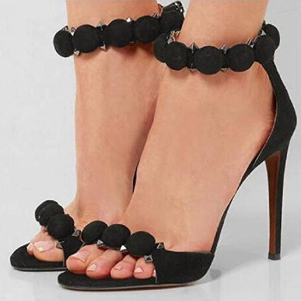 dress shoes summer style open-toed stiletto high-heeled button ball bridal wedding banquet large size custom women's, Black
dress shoes summer style open-toed stiletto high-heeled button ball bridal wedding banquet large size custom women's, Black