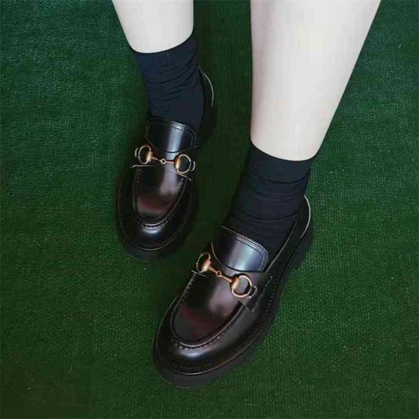 family horse clasp bee lefu 2021 spring and summer new british style muffin thick sole patent leather single shoes, Black
family horse clasp bee lefu 2021 spring and summer new british style muffin thick sole patent leather single shoes, Black