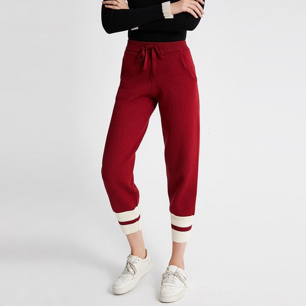 2021 new knitted women elastic waist drawstring trousers harem lurex glitter autumn winter sport women's sweater pants ft0j, Black;white
2021 new knitted women elastic waist drawstring trousers harem lurex glitter autumn winter sport women's sweater pants ft0j, Black;white