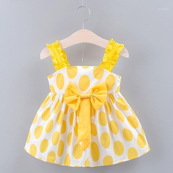 1-3years summer girl princess dress baby girls kids strap bow dot print princess dresses for girls fashion children clothing#p301, Red;yellow
1-3years summer girl princess dress baby girls kids strap bow dot print princess dresses for girls fashion children clothing#p301, Red;yellow