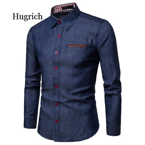 men's casual shirts autumn mens jeans shirt solid slim fit long sleeve men 100% cotton denim, White;black
men's casual shirts autumn mens jeans shirt solid slim fit long sleeve men 100% cotton denim, White;black