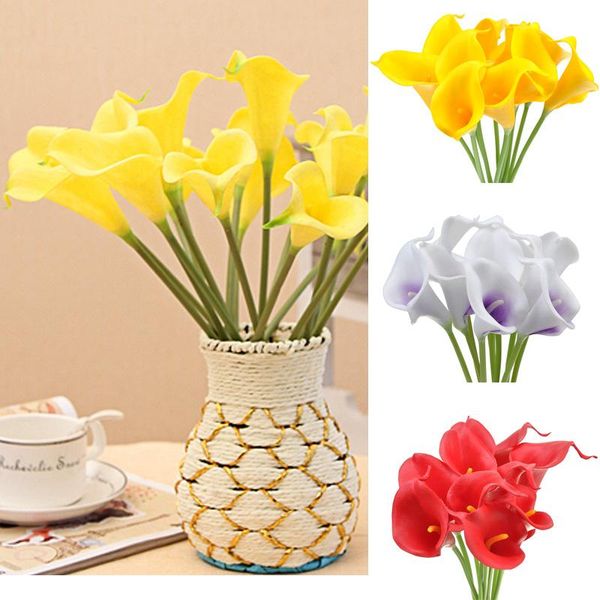 decorative flowers & wreaths 10x artificial calla lily bridal wedding bouquet latex real touch flower bouquets for home decor
decorative flowers & wreaths 10x artificial calla lily bridal wedding bouquet latex real touch flower bouquets for home decor