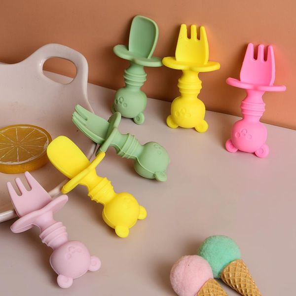 cups, dishes & utensils toddler baby anti-drop silicone spoon fork feeding set cartoon bear tableware infant complementary food training
cups, dishes & utensils toddler baby anti-drop silicone spoon fork feeding set cartoon bear tableware infant complementary food training