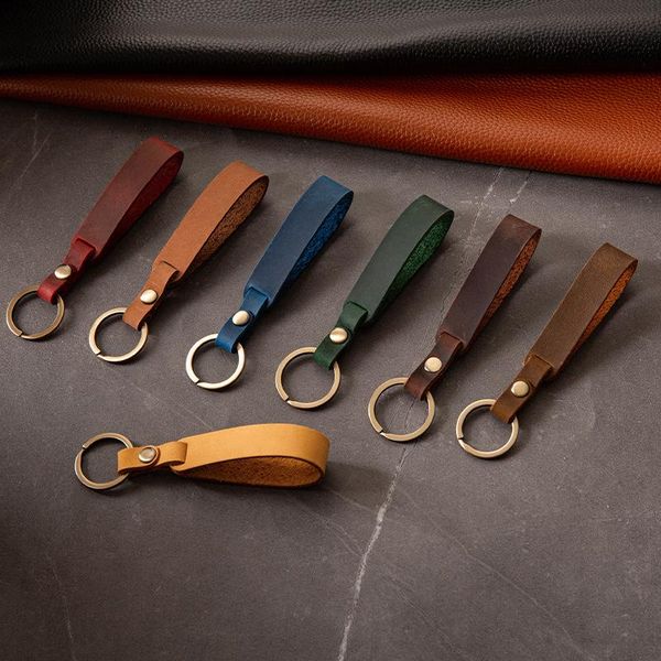 keychains bright 7 colors two-layer cowhide leather keychain long genuine key chain wallet keyholde, Silver
keychains bright 7 colors two-layer cowhide leather keychain long genuine key chain wallet keyholde, Silver