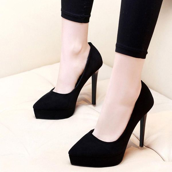 dress shoes women's pumps thin heel high heels pointed women platform wedding party 2021, Black
dress shoes women's pumps thin heel high heels pointed women platform wedding party 2021, Black