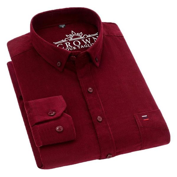 men's casual shirts cotton corduroy shirt men long sleeve button collar quality warm easy care regular fit simple business mens, White;black
men's casual shirts cotton corduroy shirt men long sleeve button collar quality warm easy care regular fit simple business mens, White;black