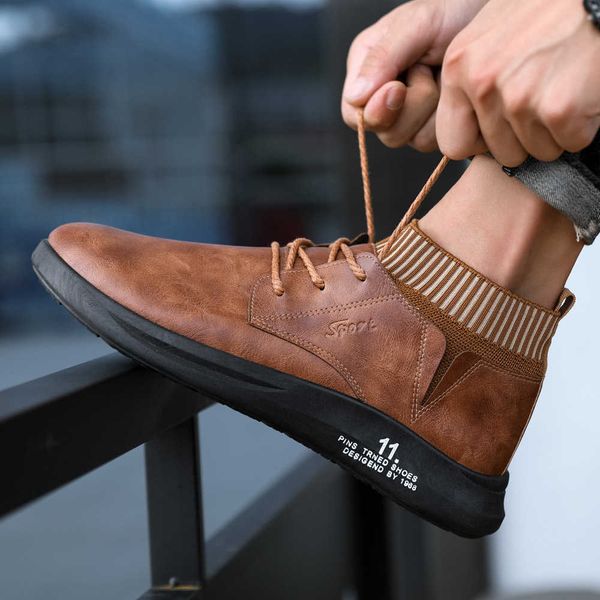 casual men's sho in autumn and winter 2021 british busins four seasons soft soled dad's high top
casual men's sho in autumn and winter 2021 british busins four seasons soft soled dad's high top