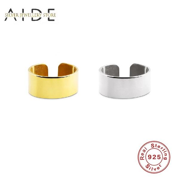 cluster rings aide fashion geometric width for women minimalism glossy open adjustable finger 925 sterling silver ring jewelry anillos, Golden;silver
cluster rings aide fashion geometric width for women minimalism glossy open adjustable finger 925 sterling silver ring jewelry anillos, Golden;silver