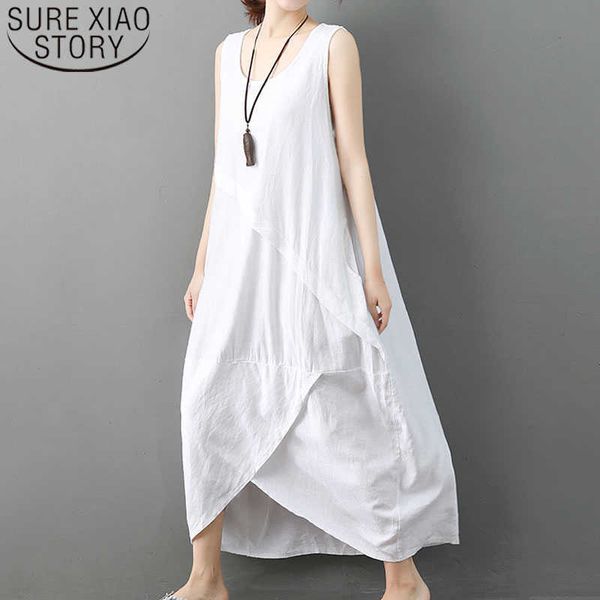 women dresses fashion summer dress white and black plus size long elegant dress sleeveless solid ladies dress 3702 50 210527, Black;gray
women dresses fashion summer dress white and black plus size long elegant dress sleeveless solid ladies dress 3702 50 210527, Black;gray