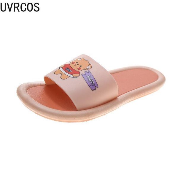 casual women's slippers fashion all-match vamp bear pattern modification cute home bathroom flat women slippers 2021, Black 
casual women's slippers fashion all-match vamp bear pattern modification cute home bathroom flat women slippers 2021, Black