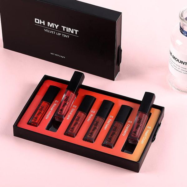 lip gloss 6-color velvet matte moisturizer nutritious long-lasting high-end gift box set glaze sets lipstick cosmetics lips makeup
lip gloss 6-color velvet matte moisturizer nutritious long-lasting high-end gift box set glaze sets lipstick cosmetics lips makeup