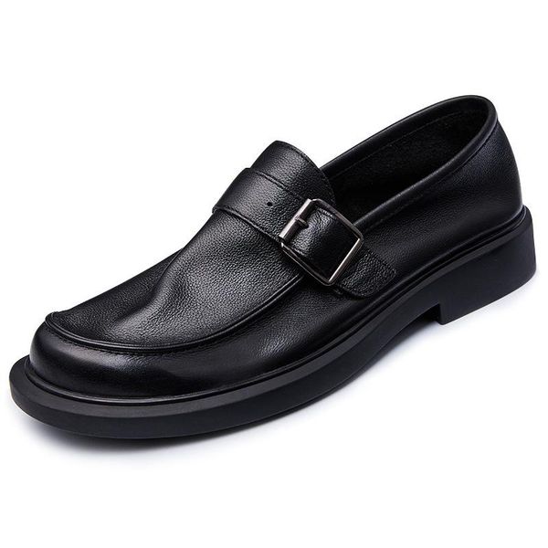 dress shoes mens genuine leather loafers soft bottom breathable casual summer cowhide british retro men custom, Black
dress shoes mens genuine leather loafers soft bottom breathable casual summer cowhide british retro men custom, Black