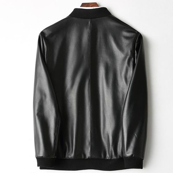 men's leather & faux jacket men 2021 luxury biker moto short coat spring autumn zipper bomber sheepskin outerwear black
men's leather & faux jacket men 2021 luxury biker moto short coat spring autumn zipper bomber sheepskin outerwear black