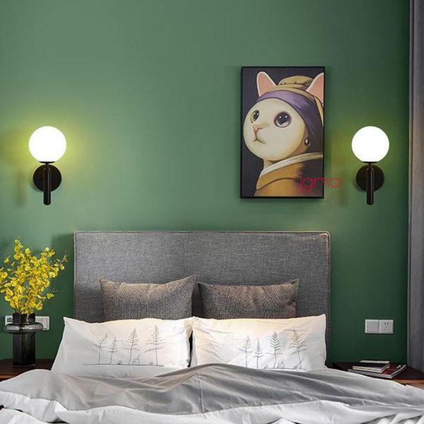 wall lamp modern luxury led lamps bedroom bedside lights glass ball nordic living room background corridor lighting
wall lamp modern luxury led lamps bedroom bedside lights glass ball nordic living room background corridor lighting