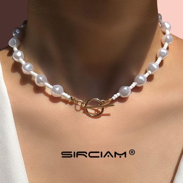 chokers simple pearl choker white seed beaded necklace for women ot buckle lasso vintage charming clavicle chain femme jewelry, Golden;silver
chokers simple pearl choker white seed beaded necklace for women ot buckle lasso vintage charming clavicle chain femme jewelry, Golden;silver
