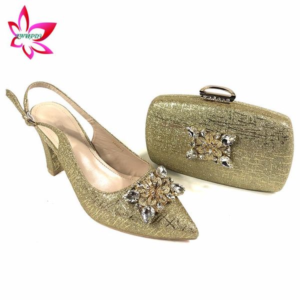 dress shoes elegant italian women and bag to match concise shinning quality nigerian lady set with crystal for wedding, Black
dress shoes elegant italian women and bag to match concise shinning quality nigerian lady set with crystal for wedding, Black