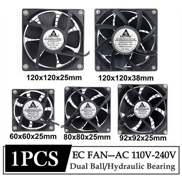 1pcs gdstime ec axial fan 60mm 80mm 90mm 120mm pc dual ball brushless fan cooler ac 110v 120v 220v 230v 240v computer case
1pcs gdstime ec axial fan 60mm 80mm 90mm 120mm pc dual ball brushless fan cooler ac 110v 120v 220v 230v 240v computer case