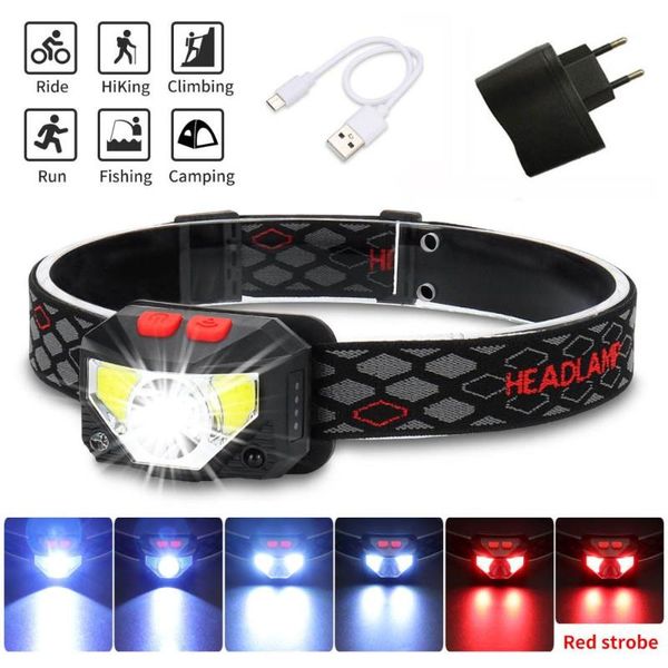 10000lms led headlamp rechargeable motion sensor head lamp built-in batterywith usb hands headlight for fishing inspection
10000lms led headlamp rechargeable motion sensor head lamp built-in batterywith usb hands headlight for fishing inspection
