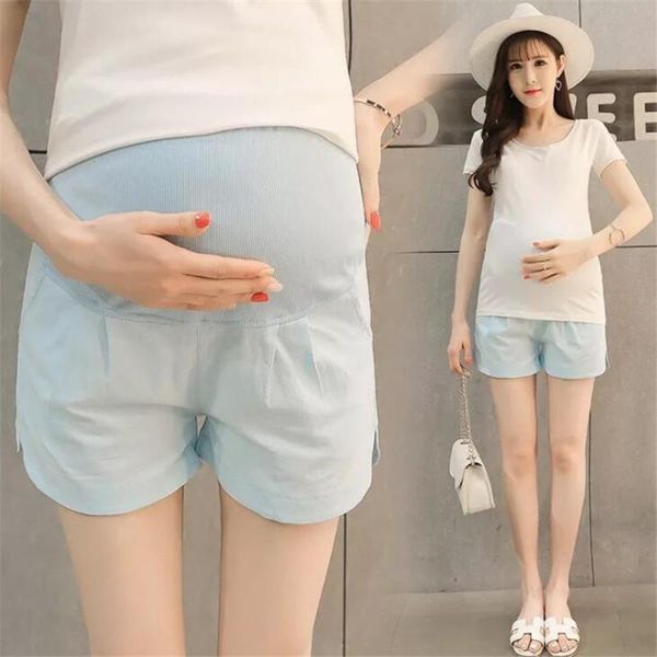 maternity bottoms summer cotton belly short pants pregnant women shorts pregnancy trousers adjustable clothes korean style, White
maternity bottoms summer cotton belly short pants pregnant women shorts pregnancy trousers adjustable clothes korean style, White